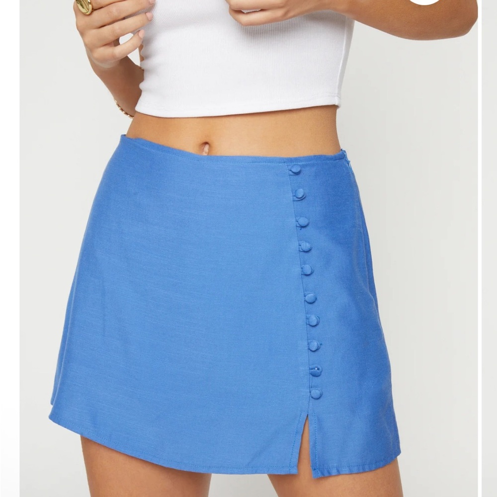 Sans Souci Light Blue Mini Skirt